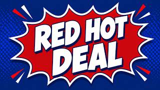 RED HOT DEALS Digital Signage Display Screen | 11 Hours | Retail Store Advertising TV Screen