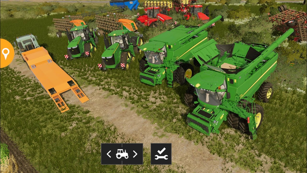 JOHN DEERE 9620 RX, Farming Simulator 20 GA Gameplay Fs20, Timelapse