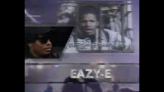 Eazy-E loses awards to Mc hammer &amp; young Mc interview 1990