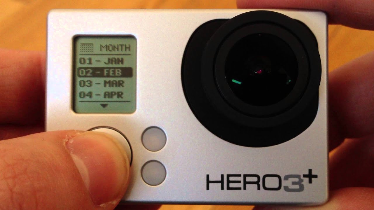 GoPro Hero3+ plus:Date & Time Settings [HD] - YouTube