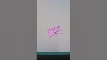 AMAZON PENDING ORDERS