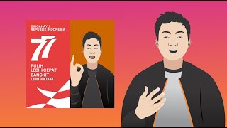 Template PPT Sosial Media HUT RI ke 77 screenshot 4