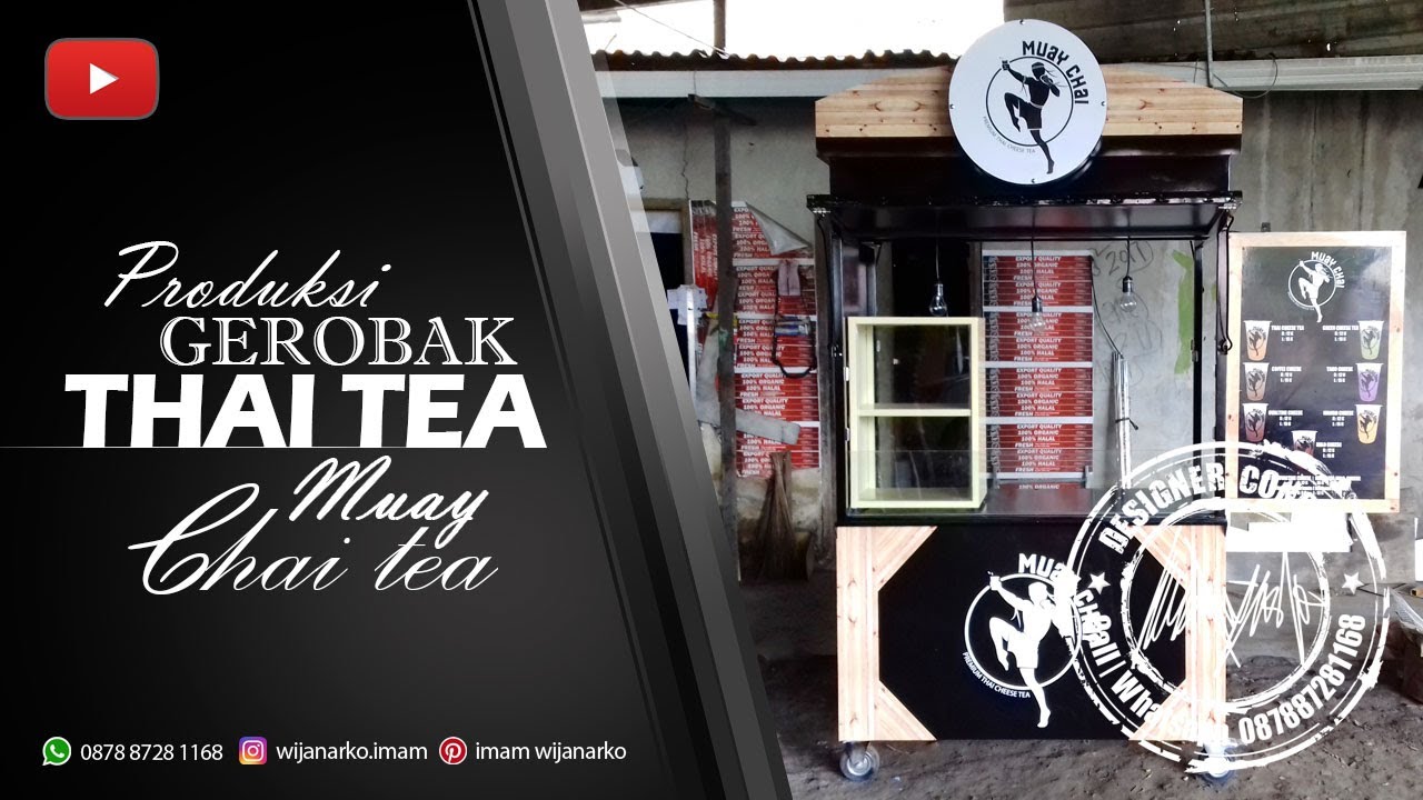 produksi gerobak thai tea YouTube