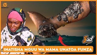 TAZAMA FUNZA WAKIMTOKA MGUUNI HUYU MAMA AKIWA HAI |ANAHITAJI KUKIMBIZWA HOSPITAL HARAKA