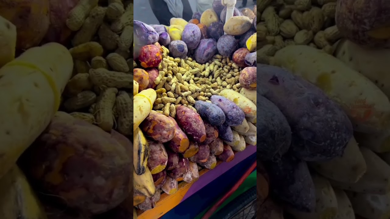aneka ubi kukus dan kacang rebus