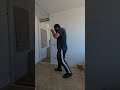 MMA training, left knees
