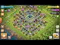 COC TH12 watch how barbarian king jump out the wall