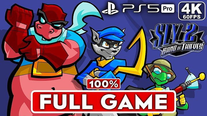 SLY 2 Gameplay Walkthrough FULL GAME 100% [4K 60FPS PS5 PRO] - No Commentary