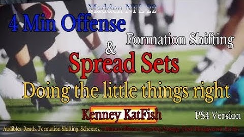 Madden 22 Spread PlayBook 4 Min Offense | Practice your Anticipatory Passing, Its a Skill