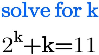 Olympiad exponential equation solved using Tetration