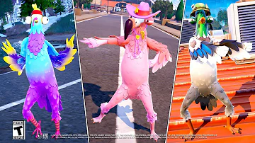 NEW Birds of a Feather Bundle Item Shop & GAMEPLAY (Sgt DRAKE, Tex Flamingo & Budge) Fortnite