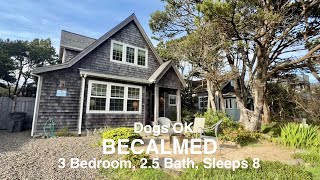 Becalmed, 3 Bedroom, 2.5 Bath, Sleeps 8. Manzanita Oregon beach vacation rental.