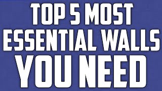 Top 5 MOST Essential Walls For Your Faction Base!