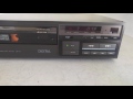Vintage sony cdp101 first ever cd player demo