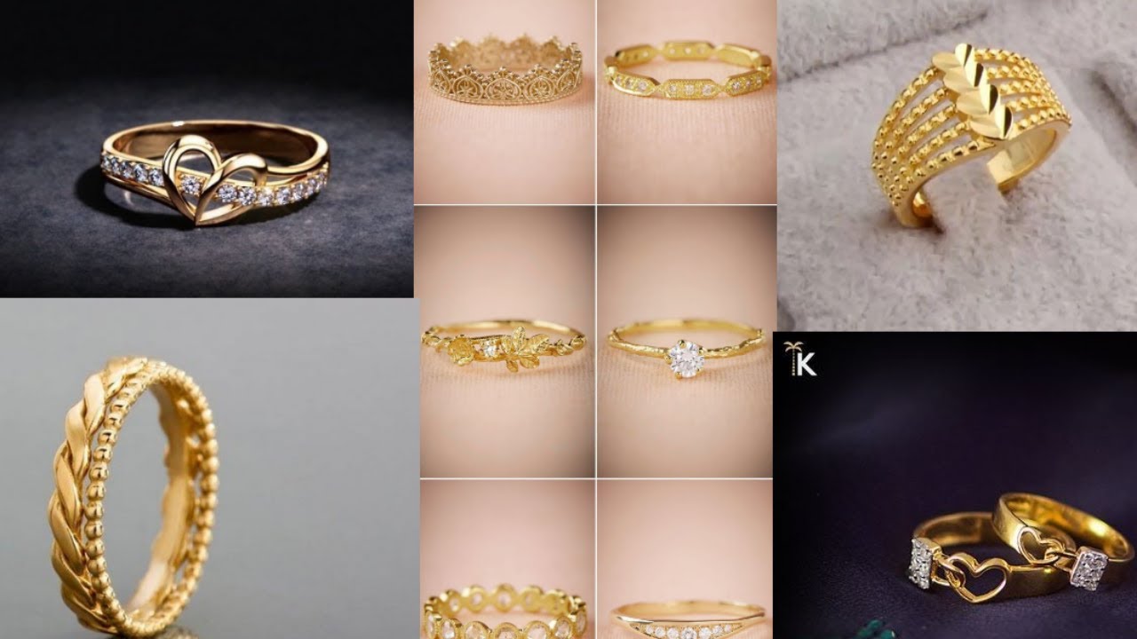 LATEST Gold Ring Designs 2020 - YouTube