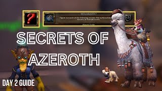 Secrets of Azeroth Event Day 2 'Thinking Cap' Easy Guide | Whodunnit? | Pattie