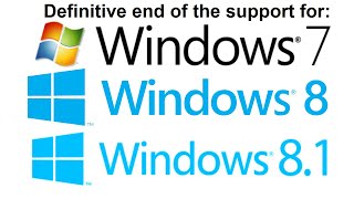Windows 7 ESU, Windows 8 & Windows 8.1 (The support has ended) (Tuesday January 10th 2023)