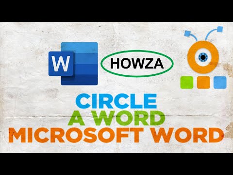 How to Circle a Word in Microsoft Word