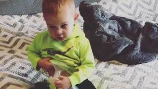 Toddler Plays With Maternity Equipment - 989844