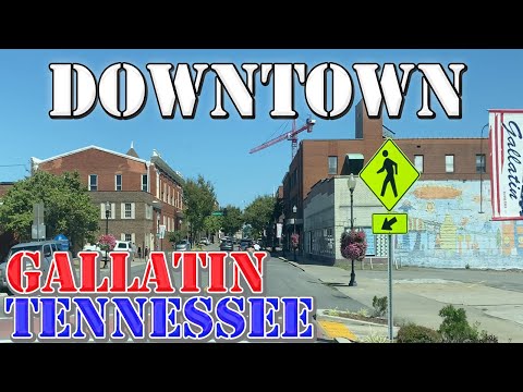 Gallatin - Tennessee - 4K Downtown Drive