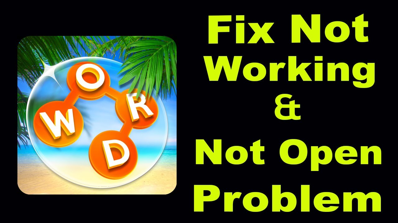 How To Fix Wordscapes App Not Working | Wordscapes Not Open Problem | PSA 24