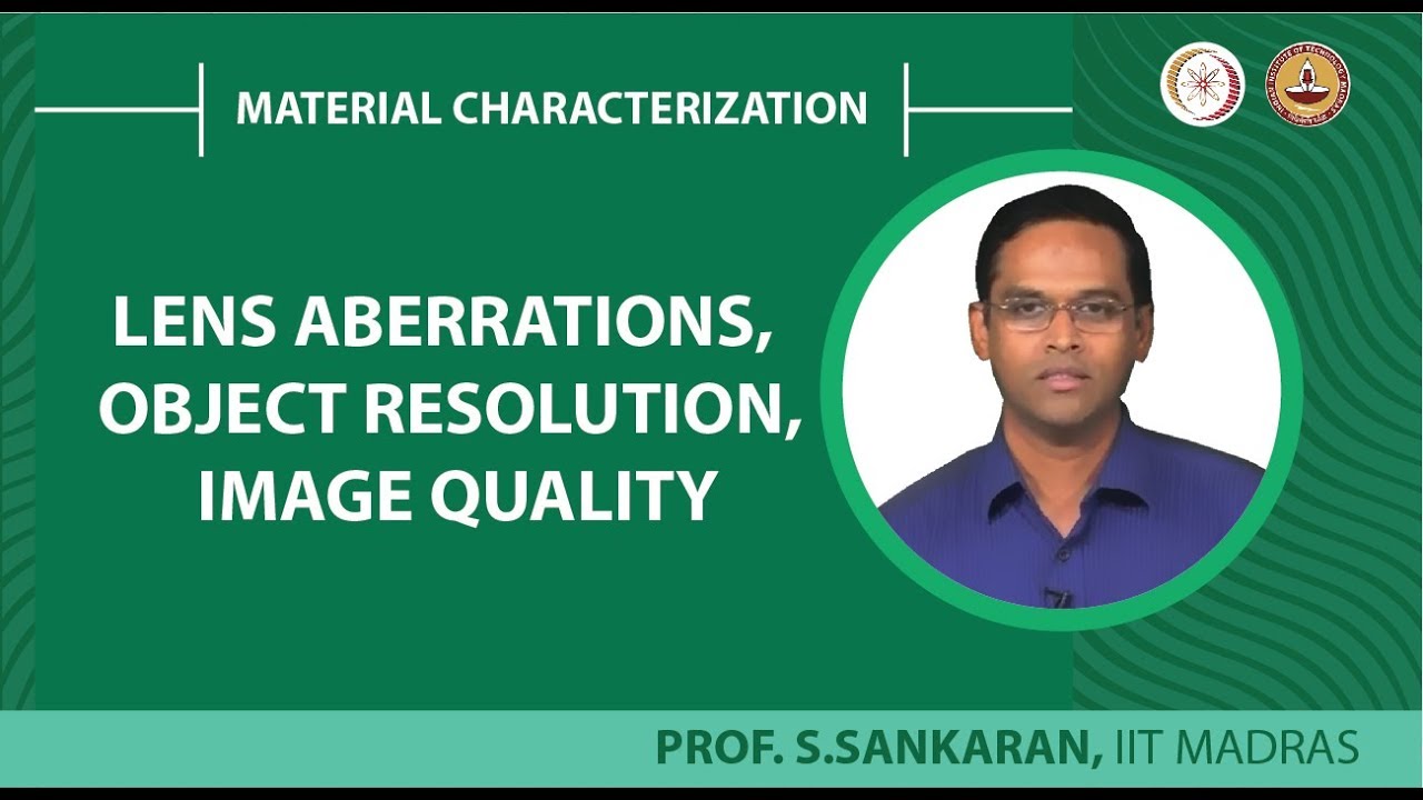 Lens aberrations, Object resolution, Image quality - YouTube