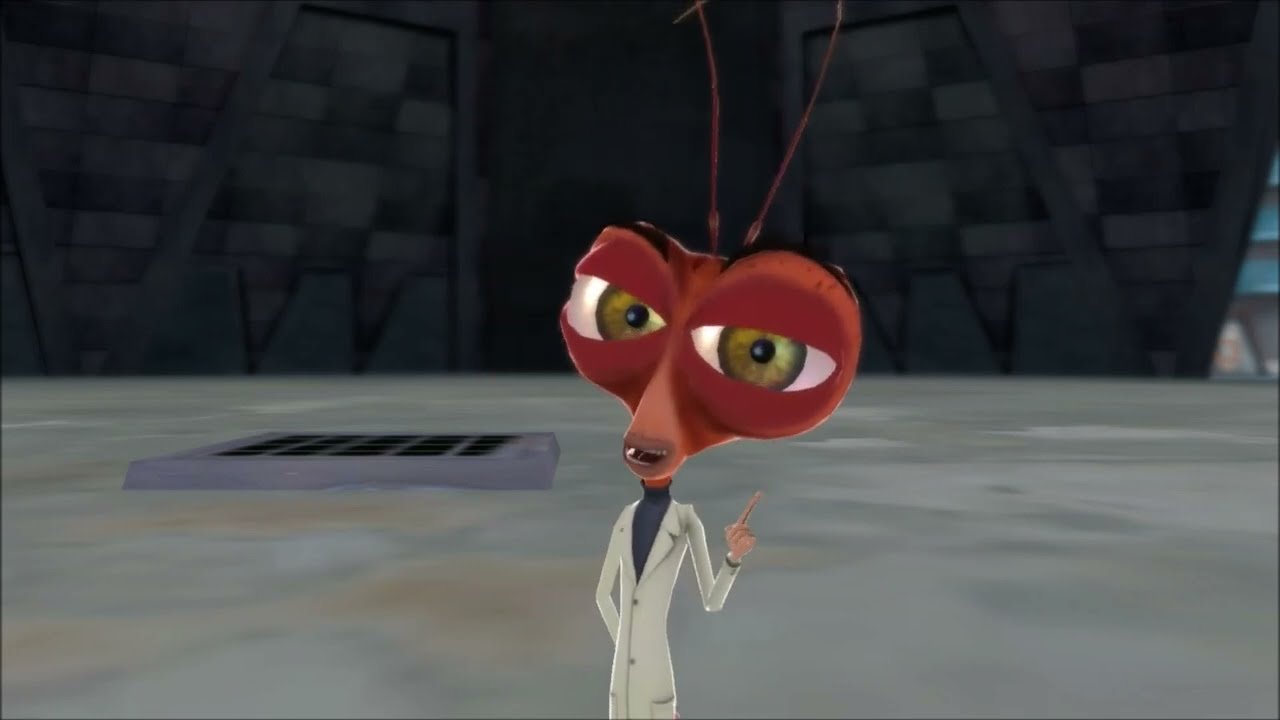 Monsters Vs. Aliens The Video Game Dr. Cockroach's Secret Cutscene