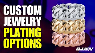 How To Make CUSTOM Silver Jewelry (Rhodium & Gold Plating Examples) by Slava TV 8,557 views 11 months ago 3 minutes, 26 seconds