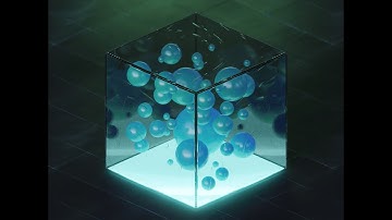 Blender Gas-Molecule Simulation (Time-lapse with no talking)