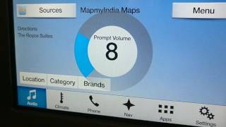 MapmyIndia Map App on Ford SYNC AppLink