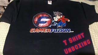 Gamerfuzion T Shirt Unboxing