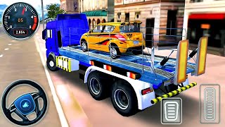 Car Transport Truck Driver Simulator 2023 - Offroad Transporting Trailer Driving2 - Android GamePlay screenshot 4