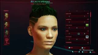 Cyberpunk 2077 Character Creator on Xbox Series X