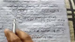 18MAT21 module 4( orthogonal property of Bessel functions)