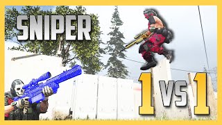We started with 64 Snipers - but there can ONLY BE ONE! Sniper 1v1's!