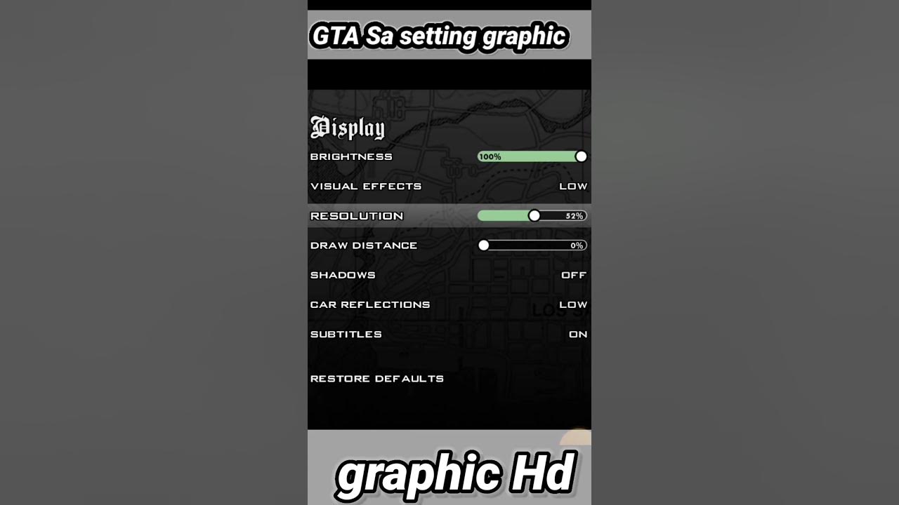 GTA SAN ANDREAS IN GRAPHIC SETTINGS ANDROID | GTA SAN ANDREAS MOBILE IN GRAPHIC SETTINGS 4K 😱🔥