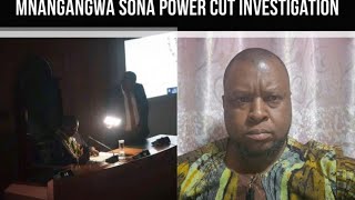 WATCH LIVE: Mnangagwa SONA Power cut - Police Investigating