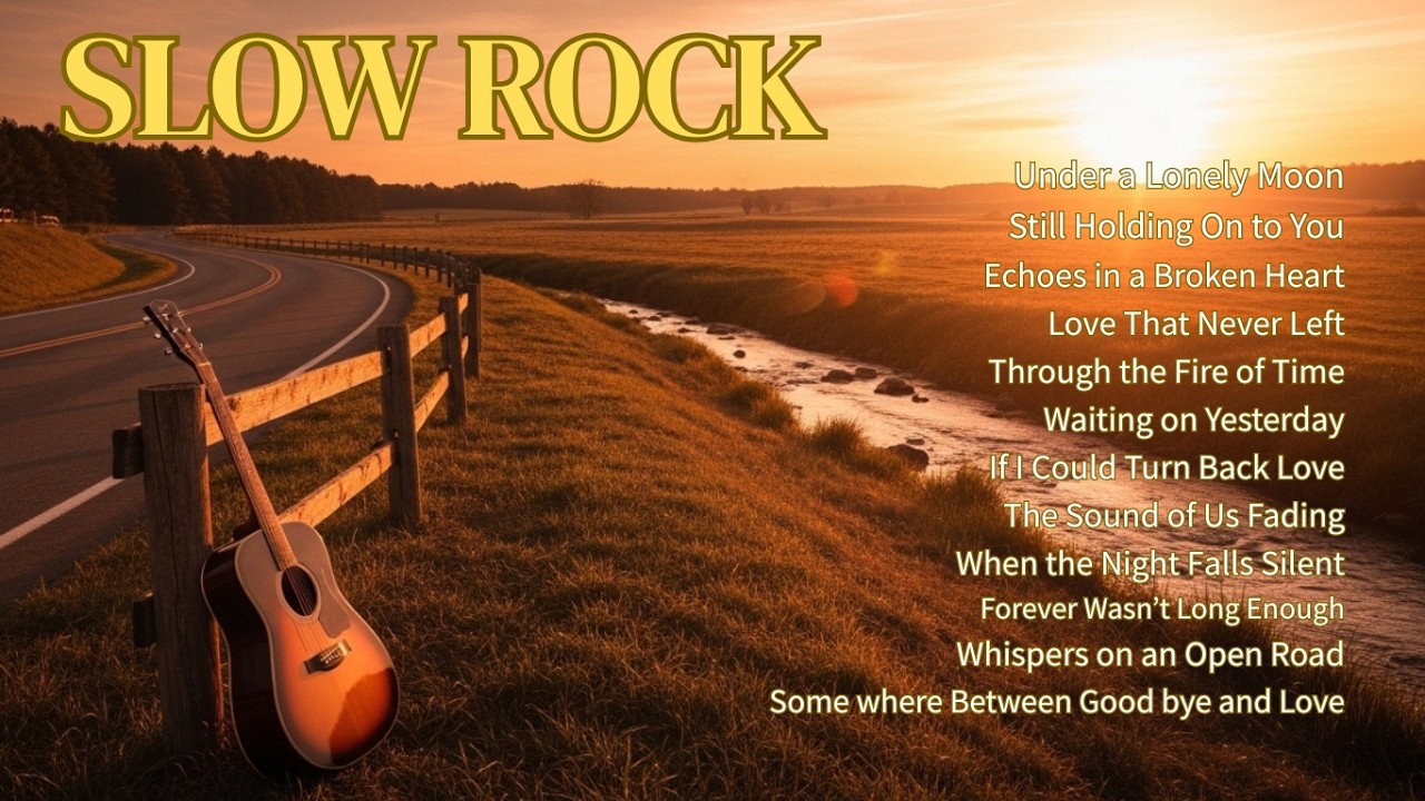 🎸 Relaxing Slow Rock Guitar Playlist || Slow rock 2026