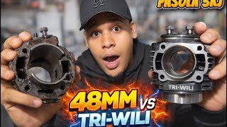 🔥 “Is it worth it I swapped a 48cc cylinder for a TRIWILI 😱 (REAL Comparison)”
