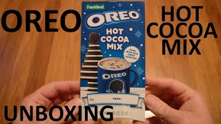 Unboxing Oreo Hot Cocoa Mix