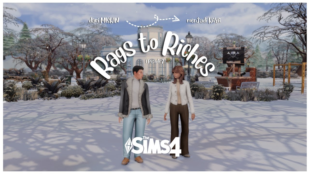 Ngedate di musim salju | Rags to Riches Ep. 7 |The Sims 4 Indonesia