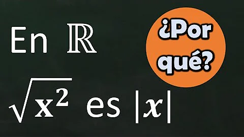 The square root as an absolute value. Why (x)=|x|