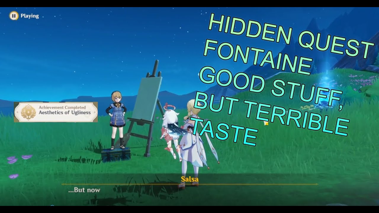 [ Genshin Impact ] Hidden Quest Fontaine Salsa Good Stuff but Terrible ...