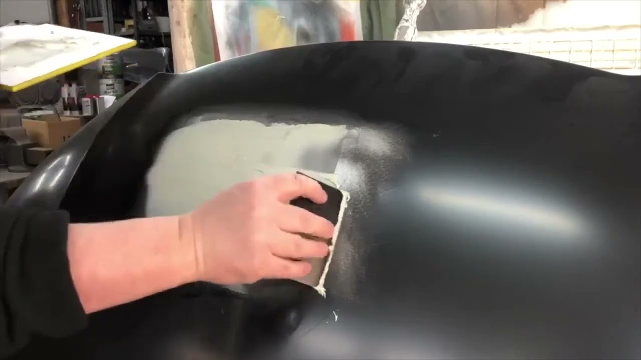 UPOL Fantastic Filler and Dolphin Glaze Application