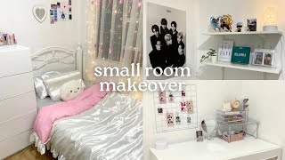 small room makeover | korean aesthetic, minimalist, pinterest inspired, shopee & ikea finds