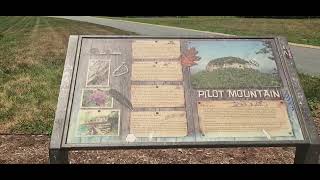 Pilot Mountain rest area in North Carolina. 😁