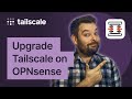 How to upgrade Tailscale on OPNsense