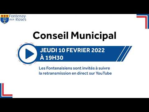 Conseil Municipal du 10 février 2022