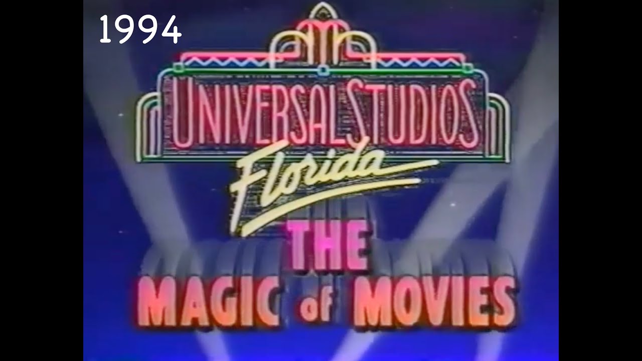 Universal Studios Florida The Magic Of Movies 1994 - YouTube