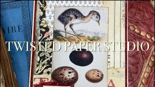 Twisted 3 hole signature tutorial. Just making things up as I go! Come join me for fun! #junkjournal